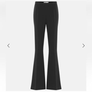 Safiyaa Black Flare Pants High-Rise Retro Style